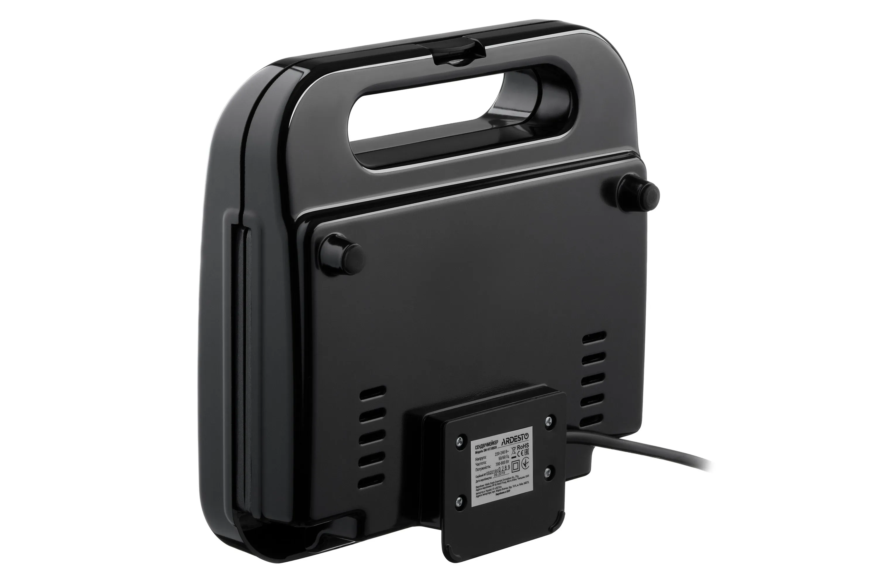 Сэндвичмейкер Ardesto SM-H110BGR черный