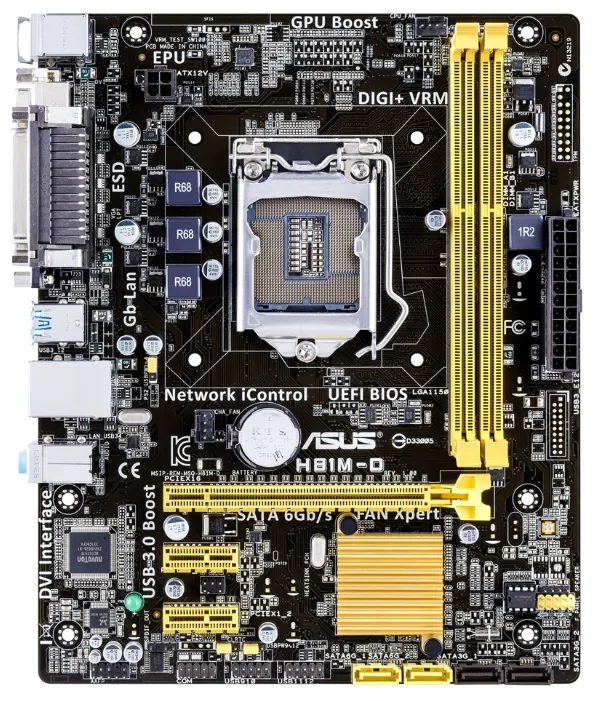 Материнская плата ASUS H81M-D