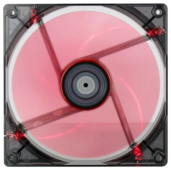 Кулер для кейса AeroCool Lightning Red Led (14см)