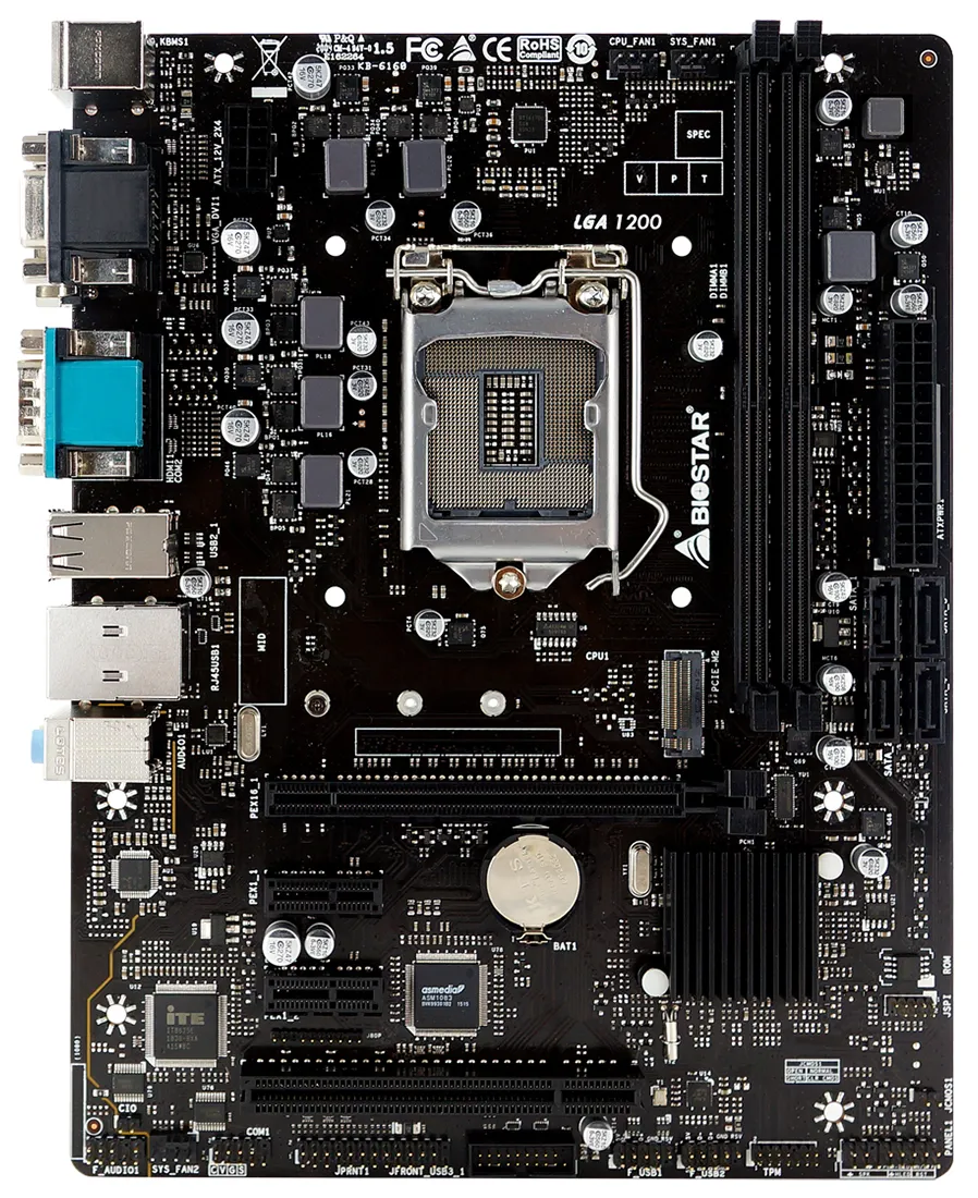 Материнская плата Biostar H410MHG