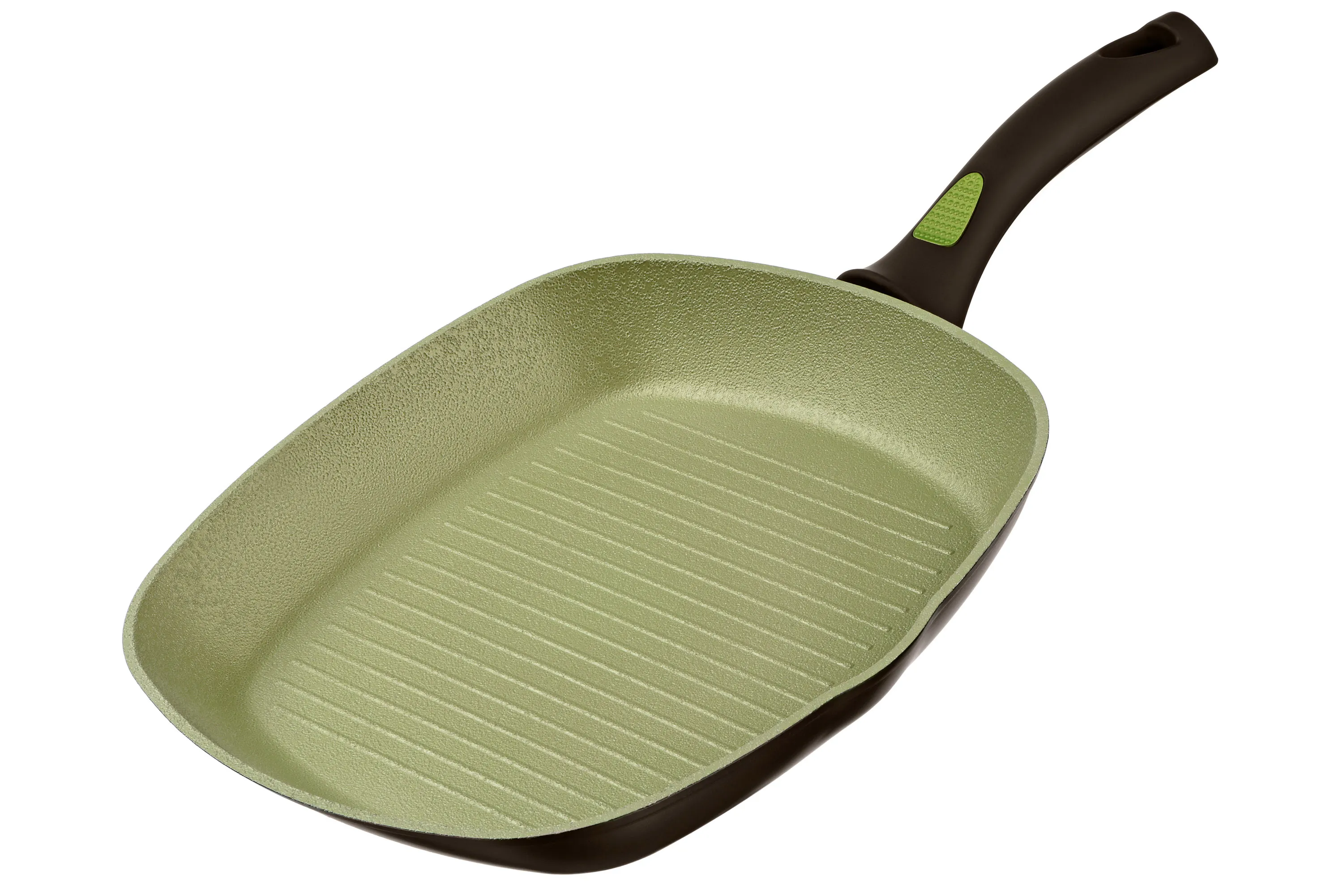 Сковорода гриль Ardesto Avocado 28 см, зеленый, алюминий AR2528GA