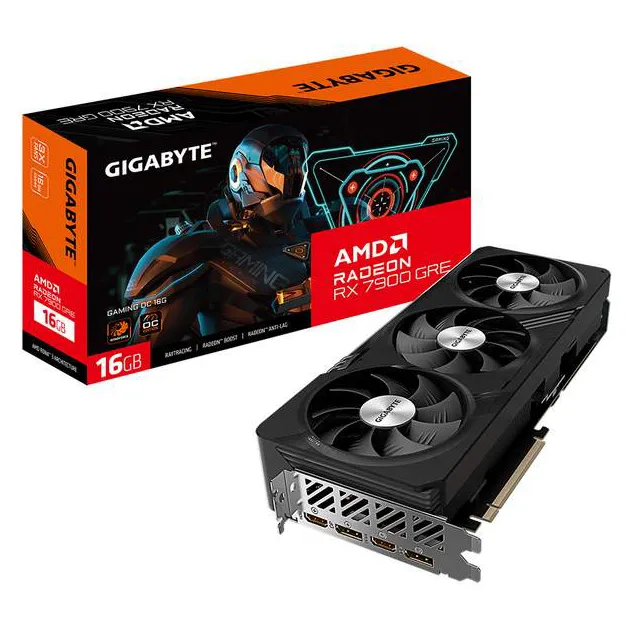 Видеокарта 16Gb Gigabyte RX 7900 GRE GAMING OC 16G GV-R79GREGAMING OC-16GD