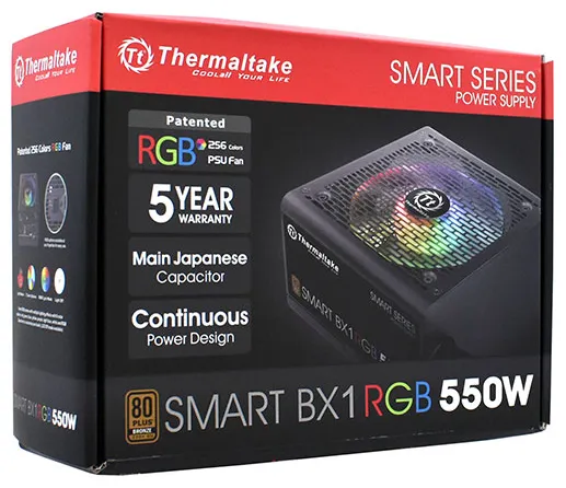 Блок питания Thermaltake Smart BX1 RGB PS-SPR-0550NHSABE-1