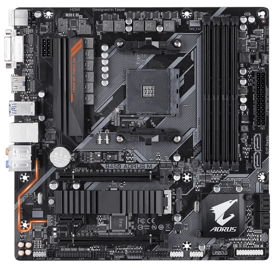 Материнская плата Gigabyte B450 AORUS M