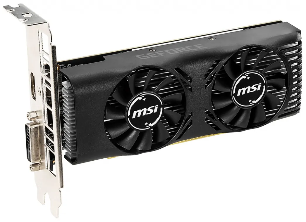 Видеокарта 4Gb MSI GeForce GTX1650 4GT LP OC