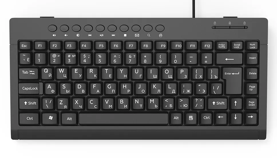 Клавиатура Ritmix RKB-104 black