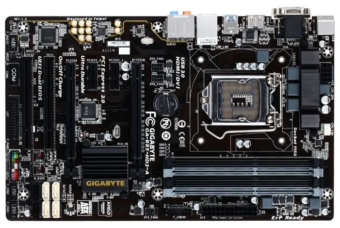 Материнская плата Gigabyte GA-B85-HD3-A