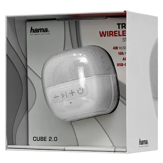 Акустическая система Hama Cube 2.0 white