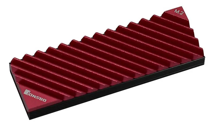 Система охлаждения SSD M.2 JONSBO M.2-3 Red