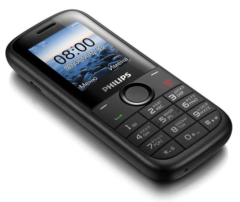 Мобильный телефон Philips E120 черный