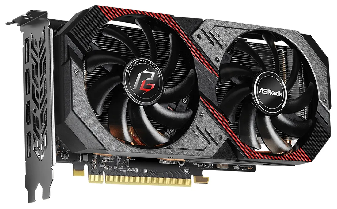 Видеокарта ASRock Radeon RX 5600 XT Phantom Gaming D2 6G OC
