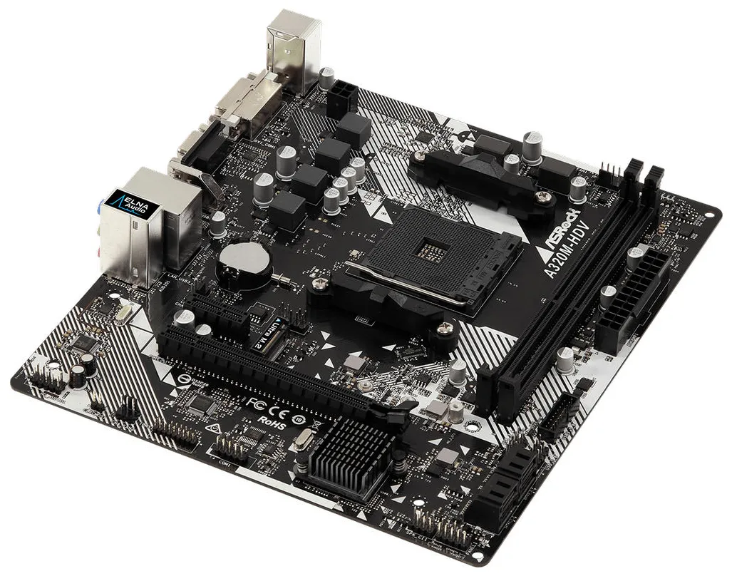 Материнская плата ASRock A320M-HDV R4.0