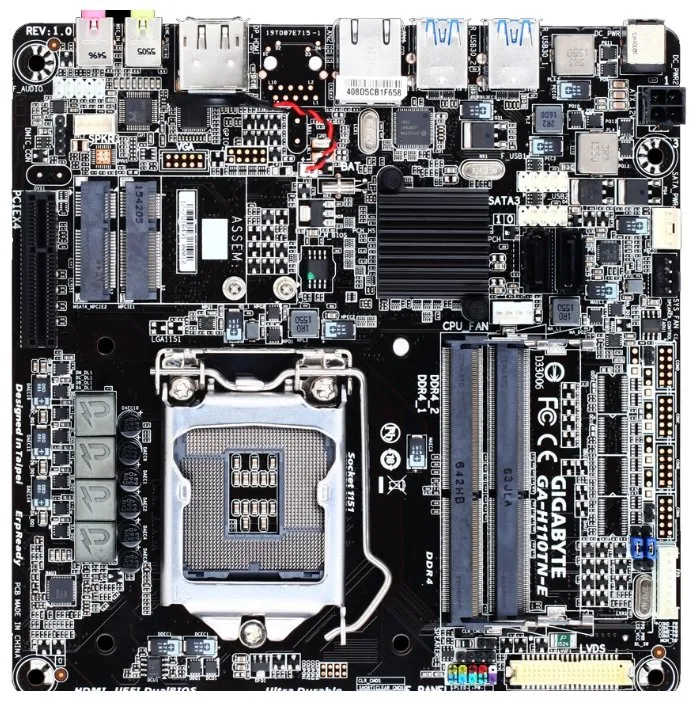 Материнская плата GigaByte GA-H110TN-E