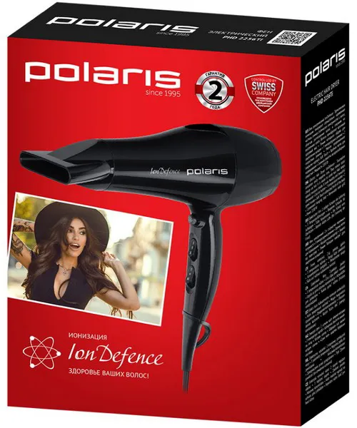 Фен Polaris PHD 2256Ti черный