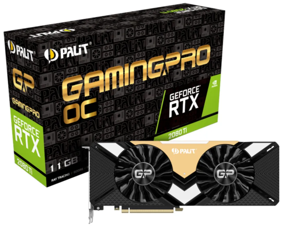 Видеокарта 11 Gb PALIT RTX™ 2080 Ti GamingPro OC NE6208TS20LC-150A