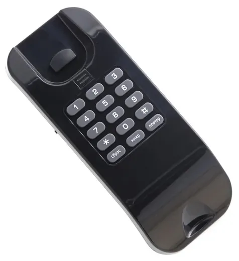 Телефон проводной Texet TX-215 Черный