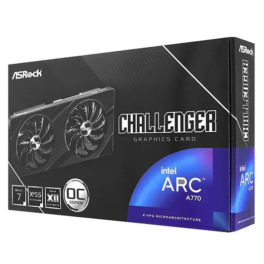 Видеокарта 16 GB ASRock Intel Arc A770 Challenger 16GB OC