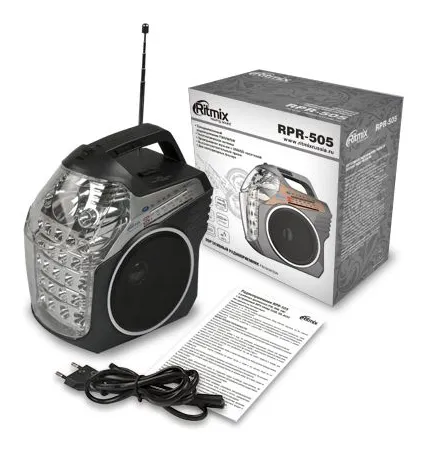 Радиоприемник Ritmix RPR-505 Black