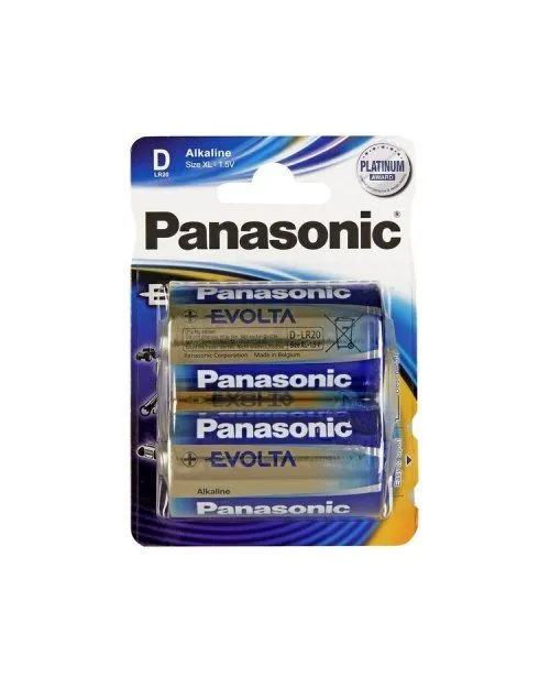 Батарейки Panasonic Evolta LR20EGE/2BP тип D
