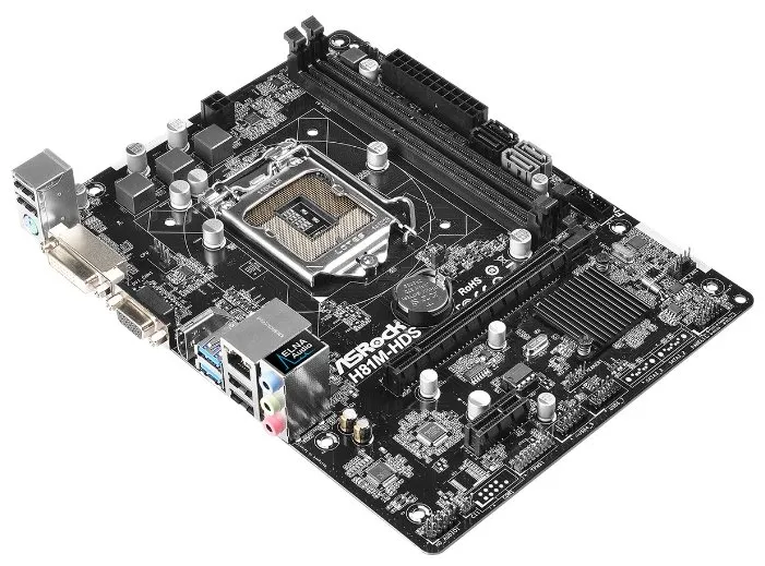 Материнская плата ASRock H81M-HDS