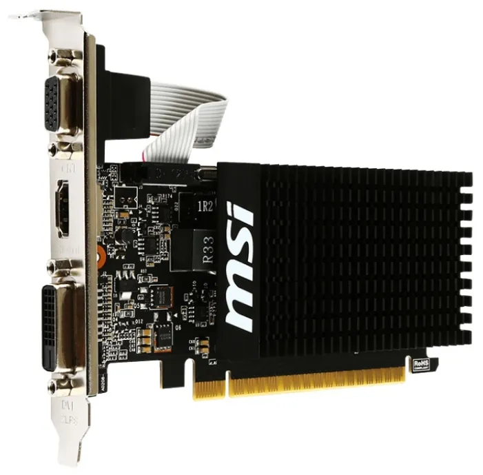 Видеокарта 2 GB MSI GeForce GT710 GT710 2GD3H LP