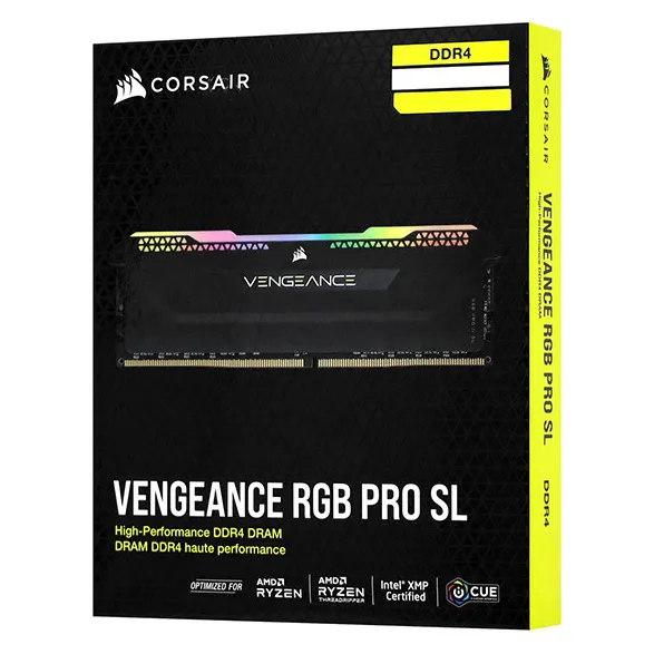 Оперативная память 128 GB kit Corsair Vengeance RGB PRO SL CMH128GX4M4E3200C16