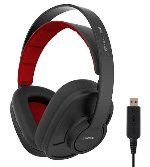 Гарнитура Koss GMR-540-Iso USB Black-Red