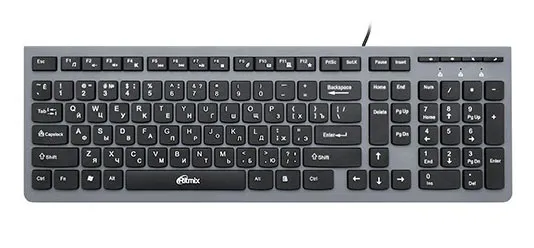 Клавиатура Ritmix RKB-400 Grey