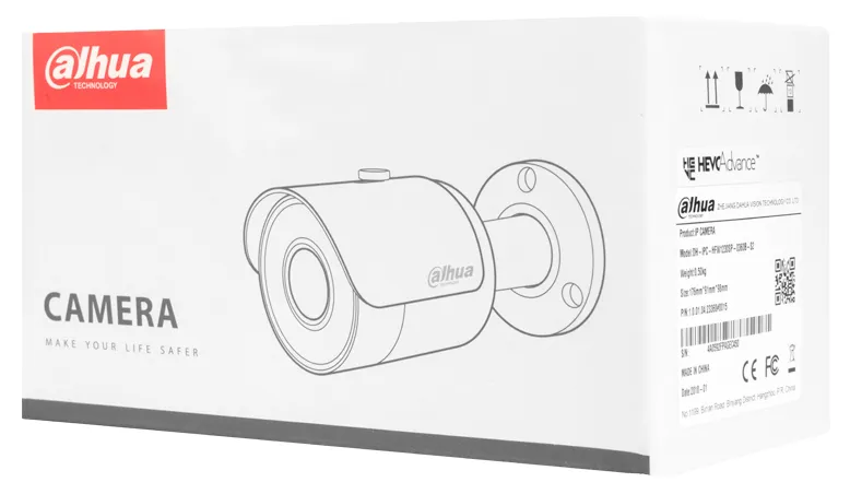 Цилиндрическая сетевая камера Dahua DH-IPC-HFW1230SP-0360B-S2