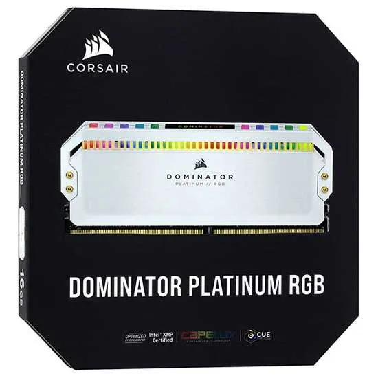 Оперативная память 16 GB kit Corsair Dominator Platinum RGB CMT16GX4M2D3600C18W