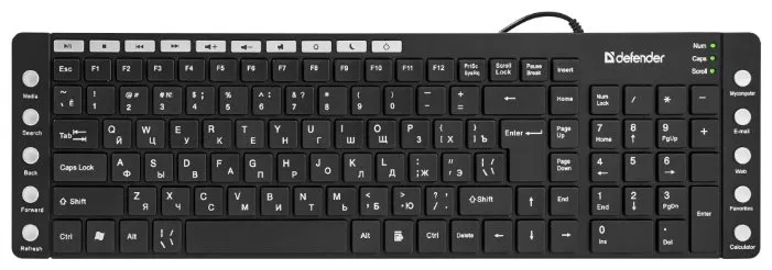 Клавиатура проводная Defender OfficeMate MM-810 RU