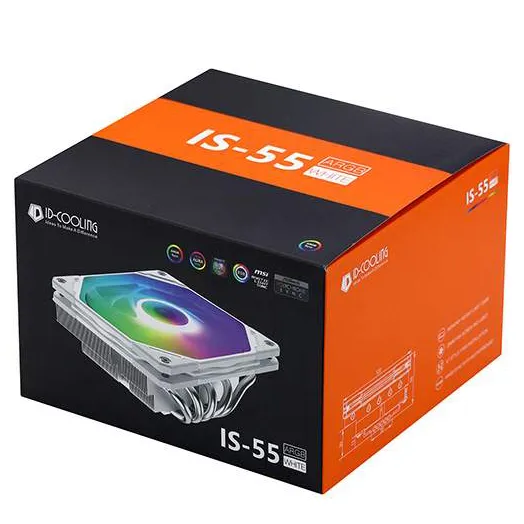Кулер для процессора ID-Cooling IS-55 ARGB WHITE