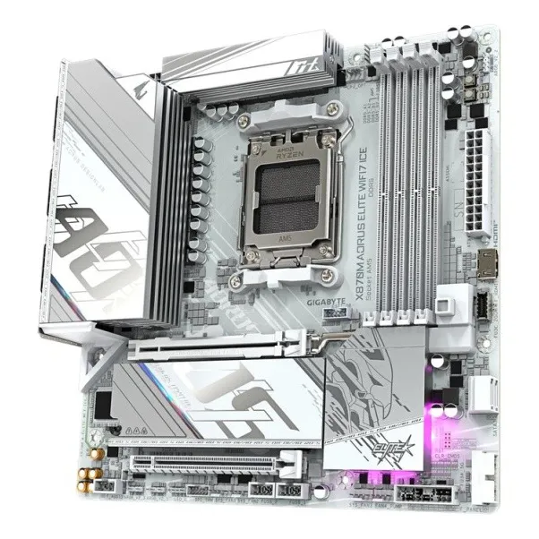 Материнская плата GIGABYTE X870M AORUS ELITE WIFI7 ICE