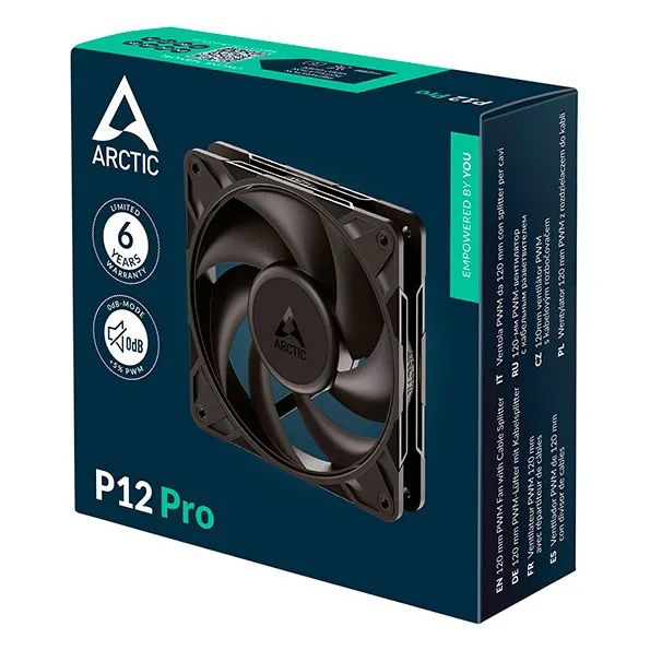 Вентилятор для корпуса ARCTIC P12 Pro Black ACFAN00305A