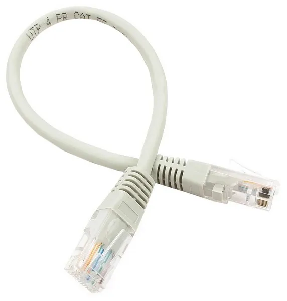 Патч корд UTP 5e-Cat 0.5 m Cablexpert PP10-0.5M серый