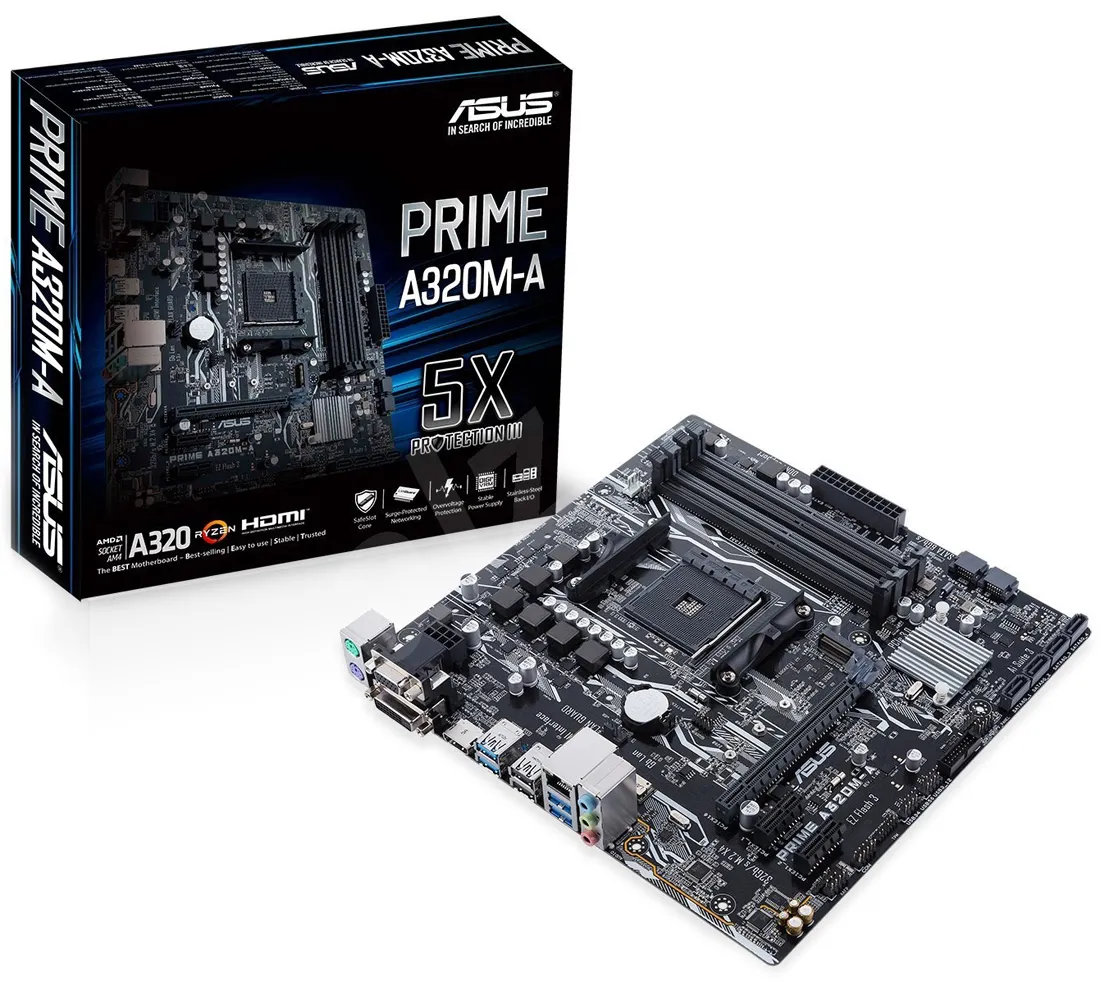Материнская плата ASUS PRIME A320M-A