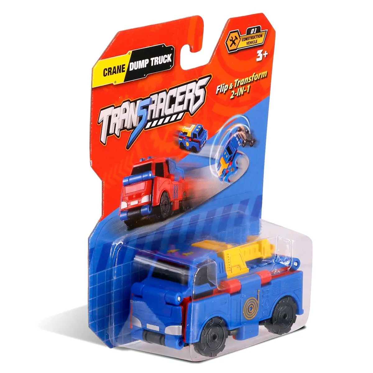 Машинка-трансформер Flip Cars 2 В 1 (Эвакуатор и Самосвал)