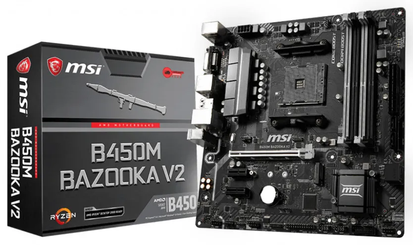 Материнская плата MSI B450M BAZOOKA V2