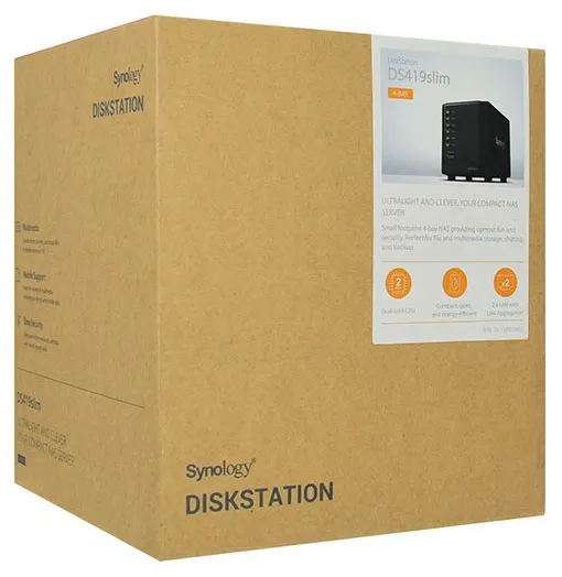 Сетевой накопитель NAS Synology DiskStation DS419slim
