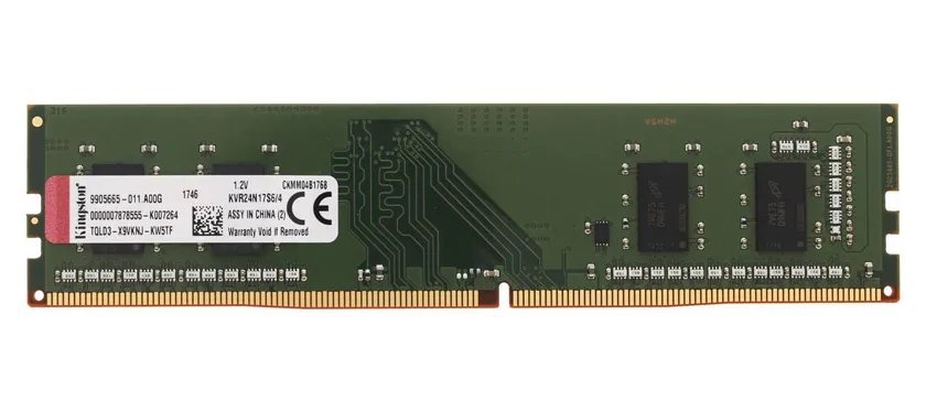 Оперативная память 4 GB Kingston KVR24N17S6/4
