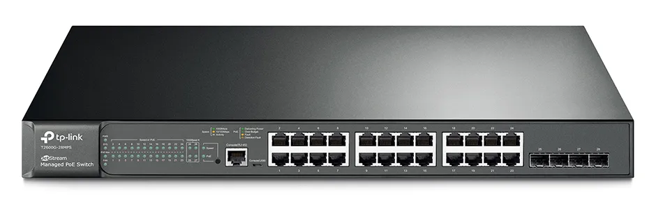 Коммутатор TP-Link T2600G-28MPS
