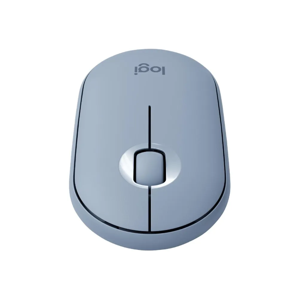 Мышь беспроводная Logitech Pebble M350 Blue Grey