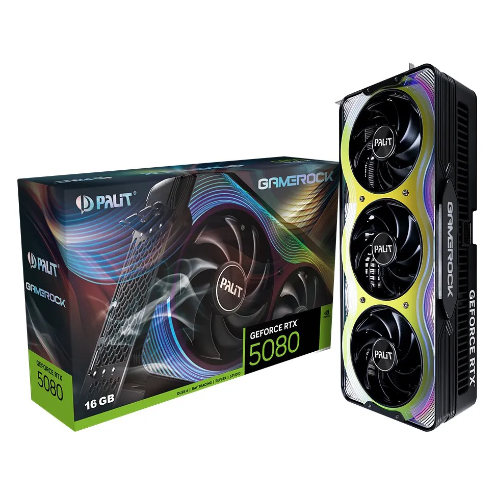Видеокарта 16GB PALIT RTX5080 GAMEROCK NE75080019T2-GB2030G