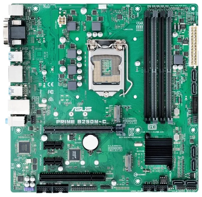 Материнская плата Asus PRIME B250M-C