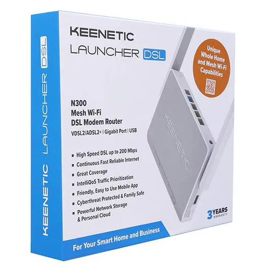 Модем Keenetic Launcher DSL KN-2012