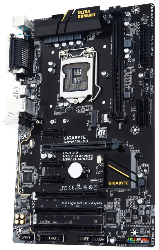 Материнская плата Gigabyte GA-H110-D3
