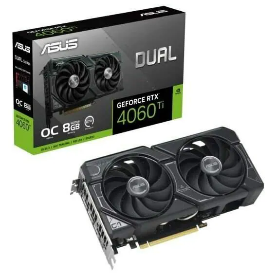 Видеокарта 12GB ASUS RTX4070 SUPER OC DUAL-RTX4070S-O12G-EVO