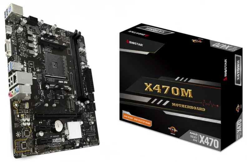 Материнская плата Biostar X470MH