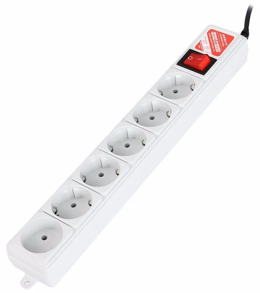 Сетевой фильтр Power Cube SPG(5+1)-B-6 1.9м