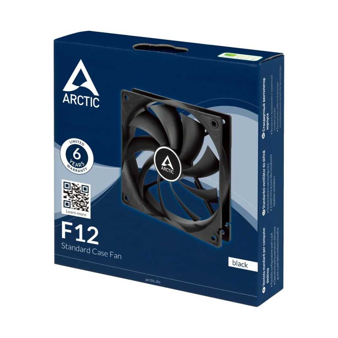 Вентилятор для корпуса ARCTIC F12 Black ACFAN00201A